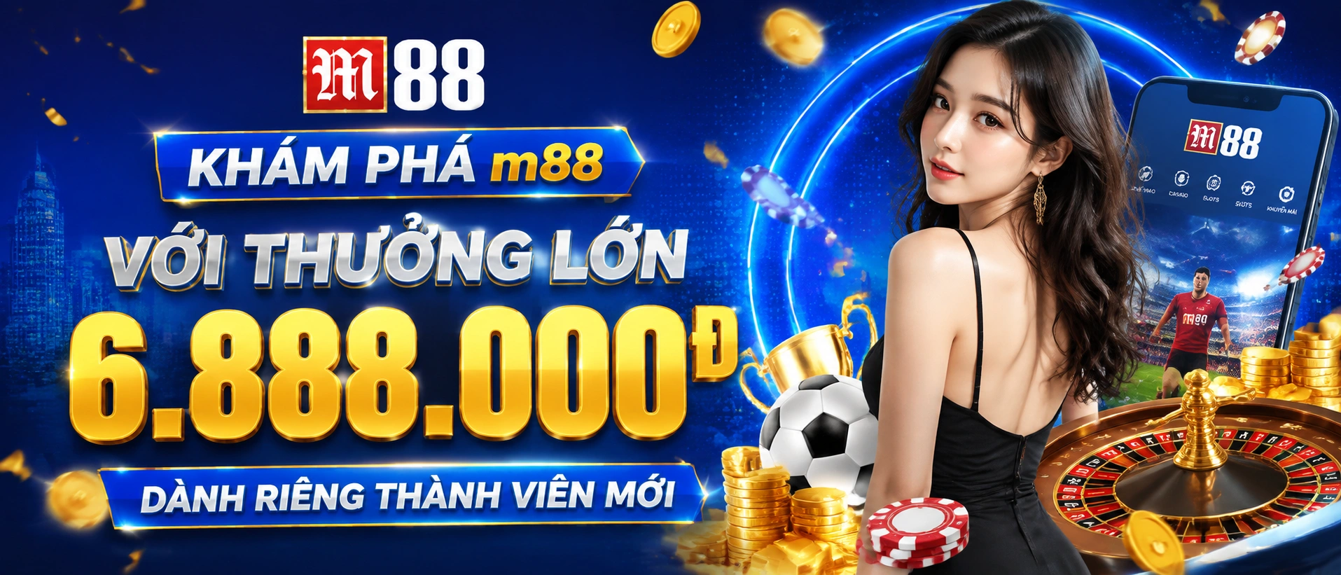 m88 giao diện ưu đãi và danh mục game