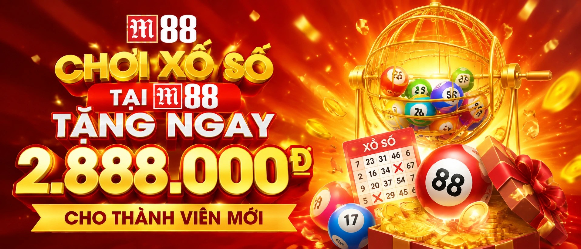Biểu tượng dữ liệu xổ số M88 theo khu vực